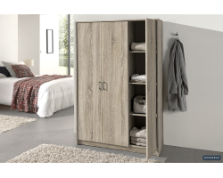 Armoire Ray 3 portes Sonoma - Meuble moderne et fonctionnel