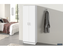 Armoire de rangement Ray 2 portes et 4 étagères Wit - Meubles modernes