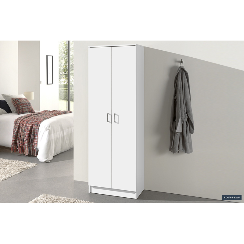 Armoire de rangement Ray 2 portes et 4 étagères Wit - Meubles modernes