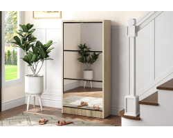 Rangement chaus. 'Mex' avec miroir et 3 tiroirs - Meuble élégant