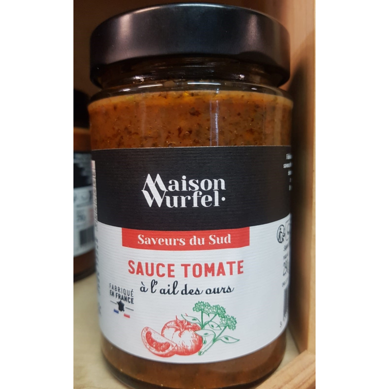 Sauce tomate à l'ail des ours - Épicerie fine