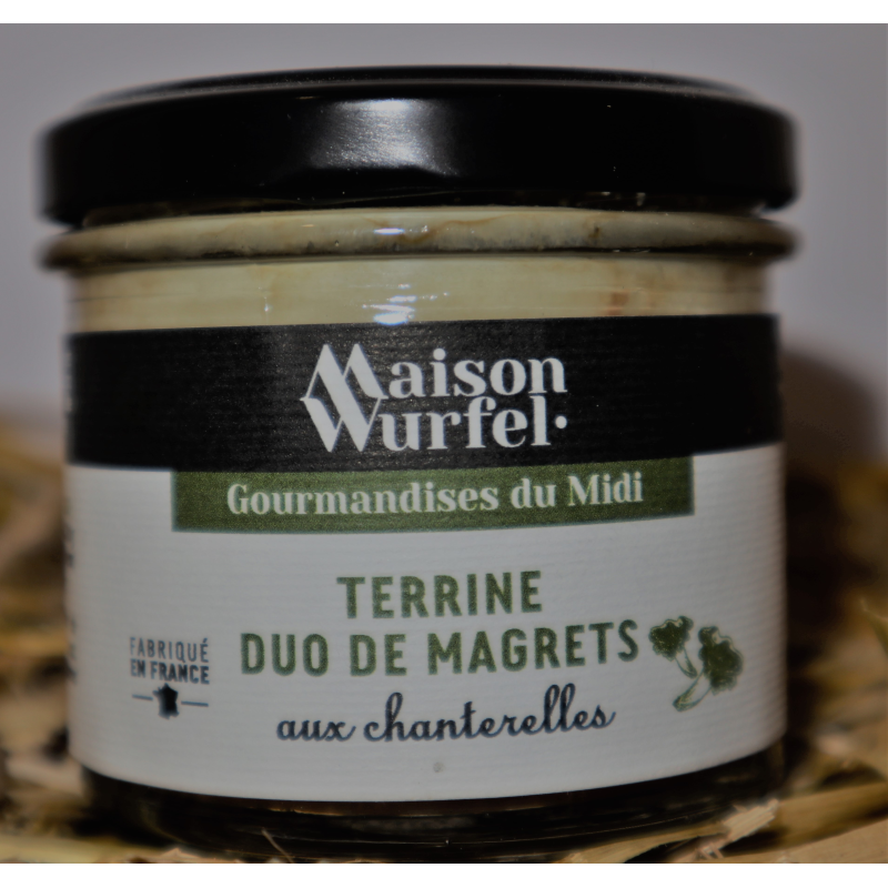 Terrine duo de magrets aux chanterelles - Épicerie Fine