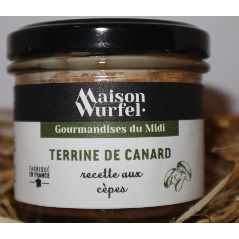 Terrine de canard aux cèpes - Épicerie fine