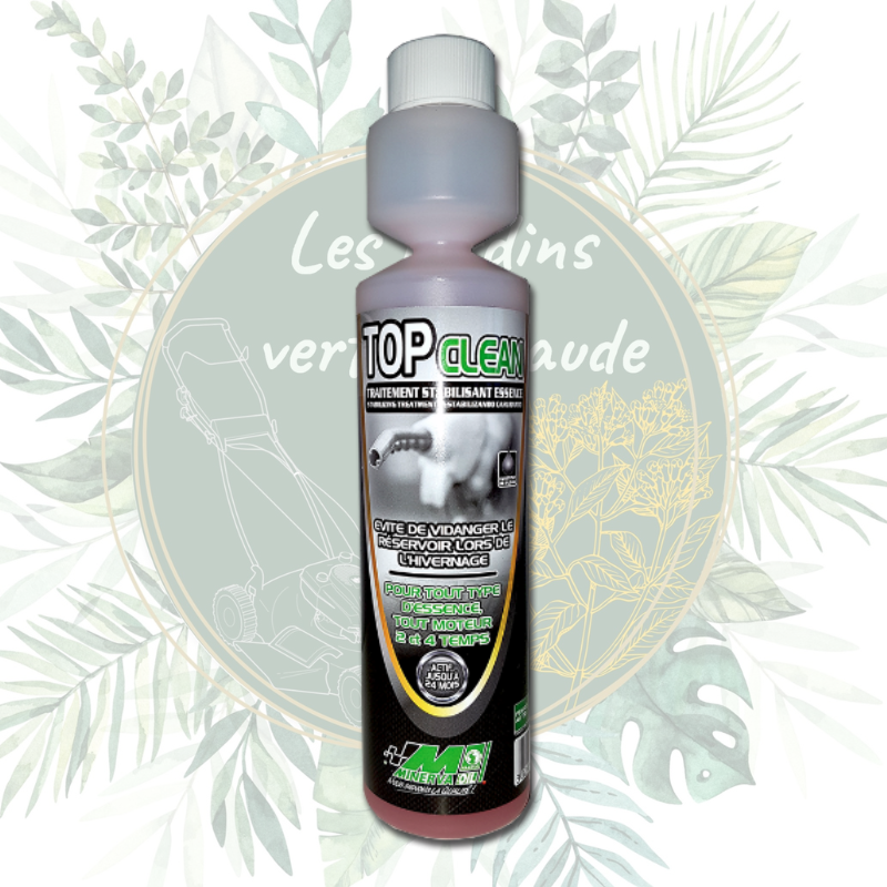 Top Clean - Stabilisant essence pour moteurs de motoculture