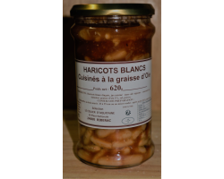 Haricots blancs cuisinés à la graisse d'oie - Épicerie Fine