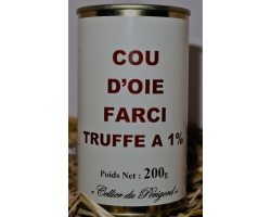 Cou d'Oie farci truffé à 1 % - Épicerie Fine