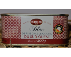 Bloc de foie gras de canard du Sud-Ouest - Épicerie Fine