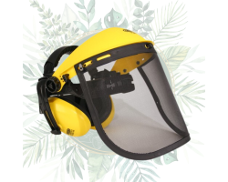 Visière grillagée + cache oreilles OREGON | Protection de jardin