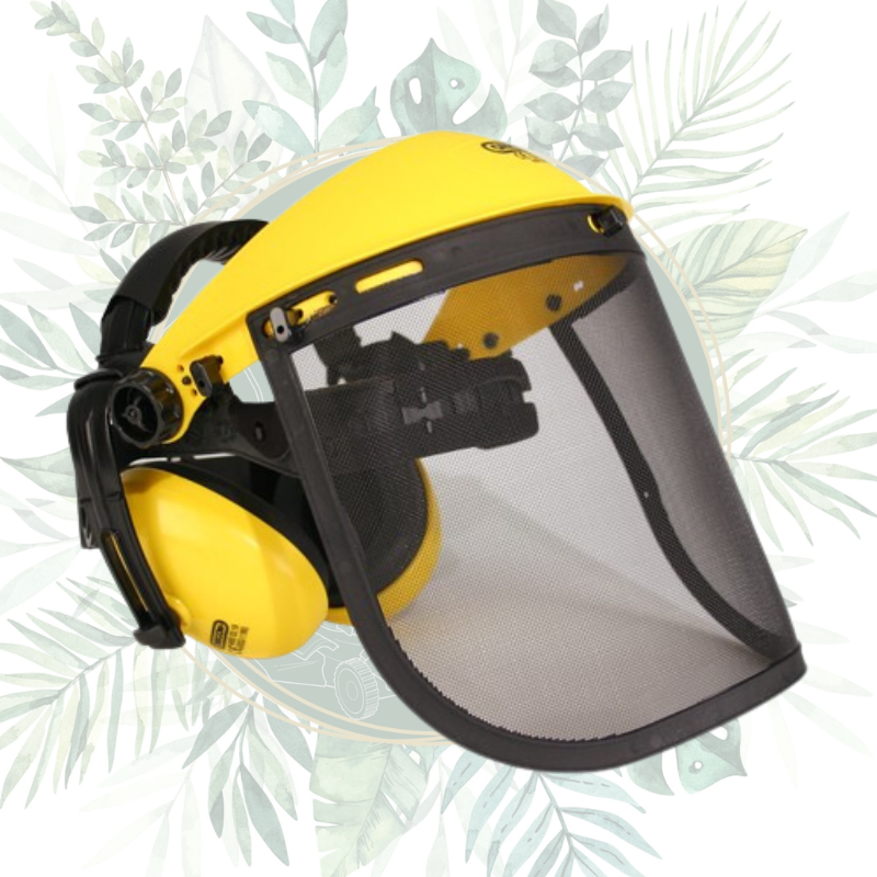 Visière grillagée + cache oreilles OREGON | Protection de jardin