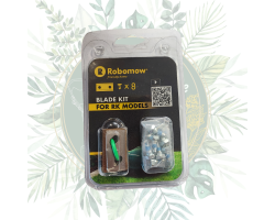 Lot de 8 lames pour robot de tonte RK ROBOMOW - Performance de coupe optimale