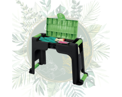 Agenouilloir/banc avec coffre de rangement - Confort et praticité pour le jardin