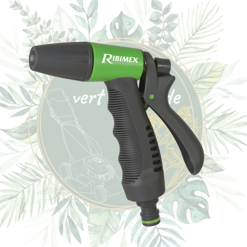 Pistolet d'arrosage à jet réglable en plastique - Jardin