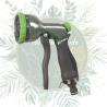 Pistolet d'arrosage multi-jets en métal - Jardin | Durable et Ergonomique