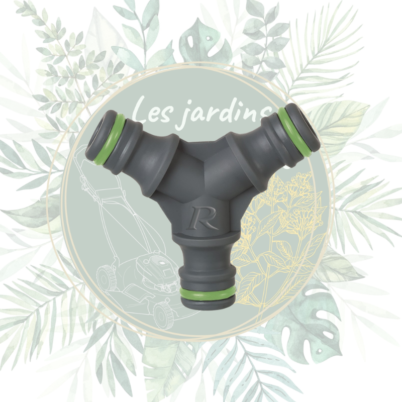 Raccord triple mâle en Y - Irrigation efficace pour votre jardin