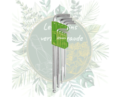 Jeu de 9 clés Allen - Outils de jardinage de qualité