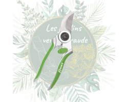 Sécateur courbé en acier inoxydable - Jardinage de qualité