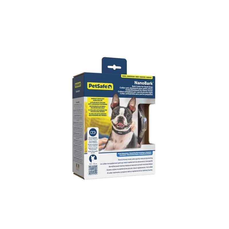 Collier anti-aboiement Nano Bark pour petits chiens | Technologie avancée