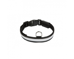 Collier lumineux tricolore pour chiens - Sécurité et visibilité nocturne