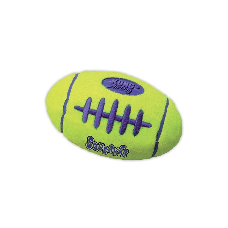 Jouet KONG AirDog Squeaker Rugby pour chiens | Amusement et sécurité
