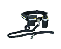 Ceinture ventrale pour chiens avec laisse incluse | Confort & sécurité