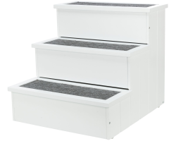 Escalier en MDF avec compartiments de rangement pour chiens et chats