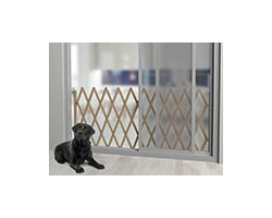 Barrière bois accordéon 60-230cm pour chien - Sécurisez votre intérieur