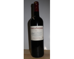 L'Esprit de Chevalier 2017 - Second vin d'exception du Domaine de Chevalier