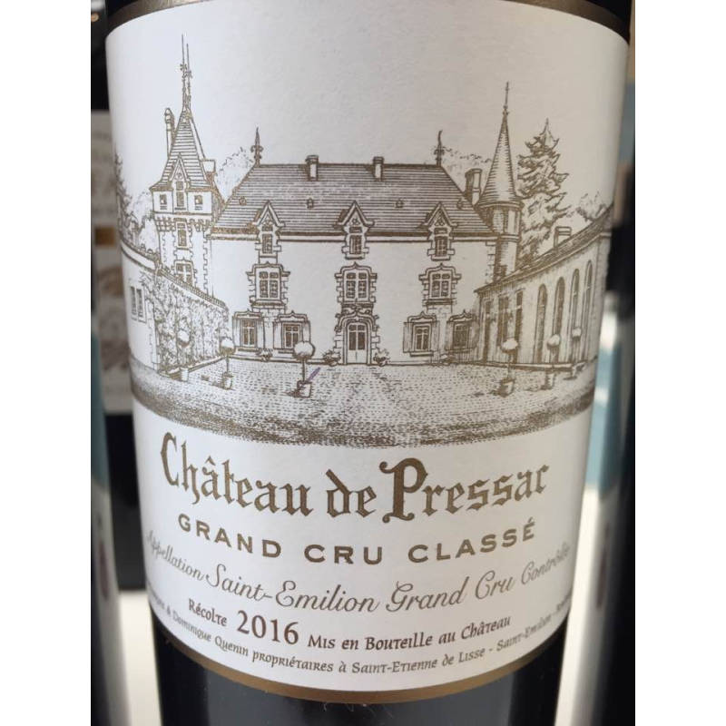 Château de Pressac 2016 - Vin Haut de Gamme