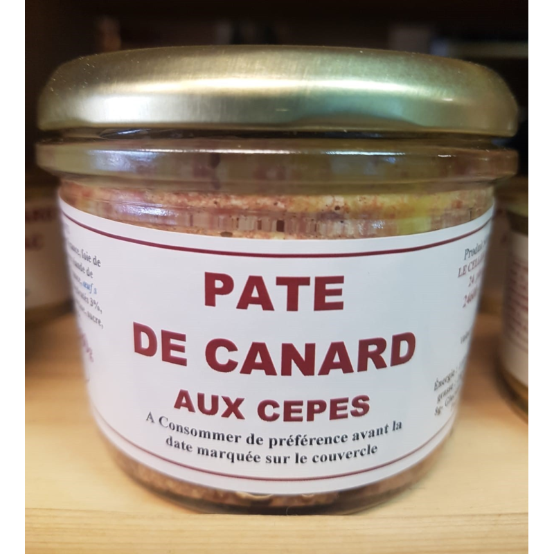 Pâté de canard aux cèpes - Épicerie Fine