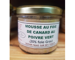 Mousse au foie de canard au poivre vert - Épicerie Fine