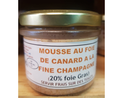 Mousse au foie de canard à la fine champagne - Épicerie Fine