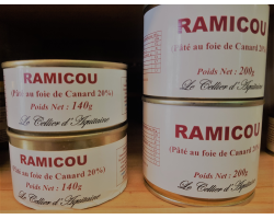 Pâte de foie de canard 20 % Ramicou - Épicerie Fine