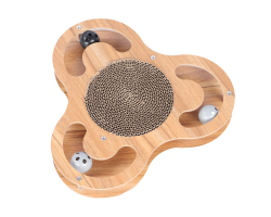 Griffoir Fidgistar brun - Accessoire parfait pour chats | Duvoplus