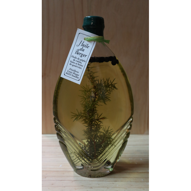 Huile du Berger - Huile de pépins de raisin aux baies et genévrier