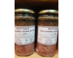 Petit Salé aux Lentilles Vertes du Puy - Épicerie Fine