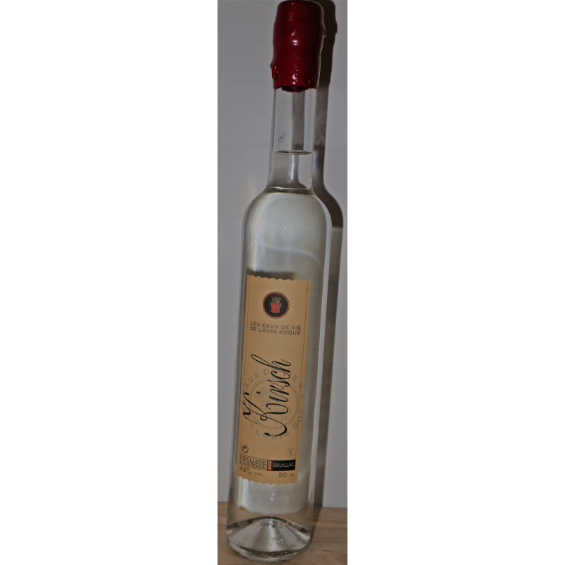 Eau de vie de Kirsch 50 cl 45° Louis Roque - Épicerie Fine