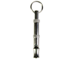 Sifflet haute fréquence en métal | Idéal pour le rappel des chiens