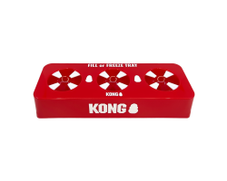 Plateau de remplissage ou de congélation KONG fill or freeze tray rouge pour chiens