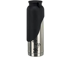 Gourde inox écuelle Trixie pour chien - Pratique et durable