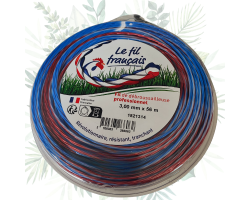 Fil de coupe hélicoïdal 3mm - 56M pour un entretien de jardin efficace