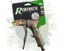 Pistolet d'arrosage métal/laiton jet réglable - Jardinage de qualité