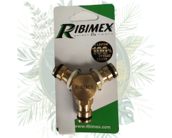 Connecteur 3 voies (Y) mâle en laiton - Robustesse et performance pour votre jardin