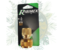 Raccord rapide libre 19 mm en laiton pour un arrosage efficace