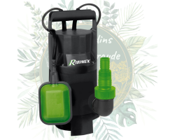 Pompe vide-cave eaux chargées 9500L/h - Évacuation rapide et efficace