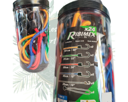 Tendeurs assortis 24 pcs - Robustesse et Polyvalence pour le Jardin