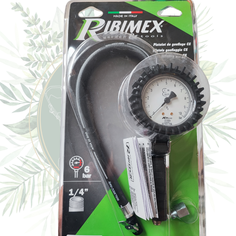 Pistolet de gonflage avec manomètre - Outil de jardin indispensable