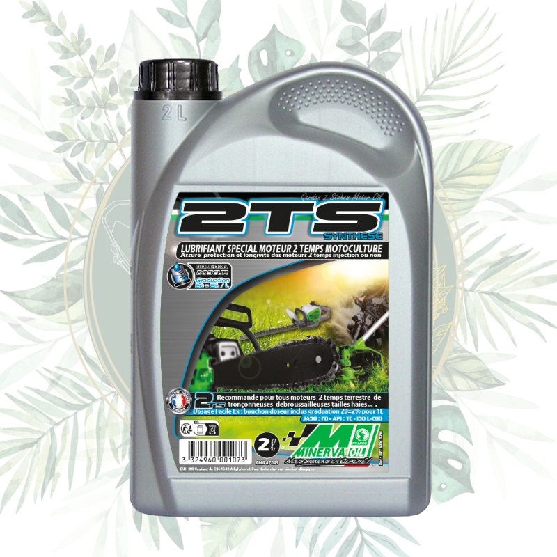 Huile de synthèse moteur 2 temps - Protection et Performance | Jardin