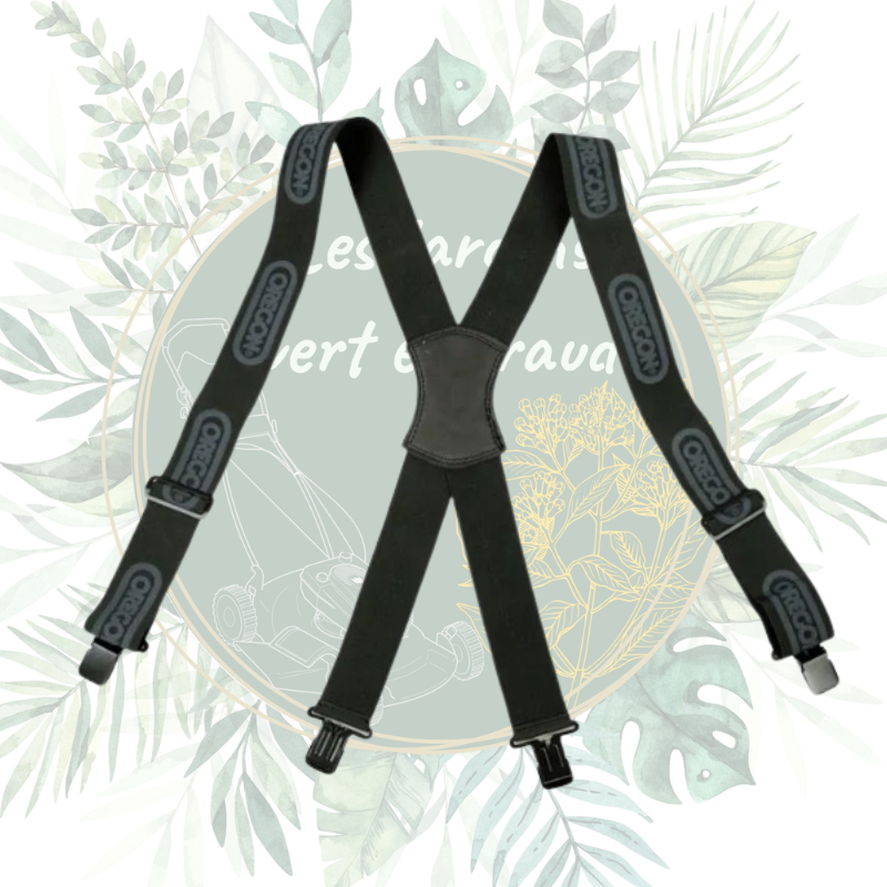 Bretelles à pinces OREGON pour bûcherons | Confort et robustesse