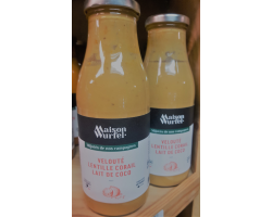 Velouté Lentilles Corail Lait de Coco - Épicerie Fine