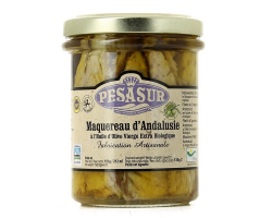 Filets de maquereau d'Andalousie en huile d'olive bio - Épicerie Fine
